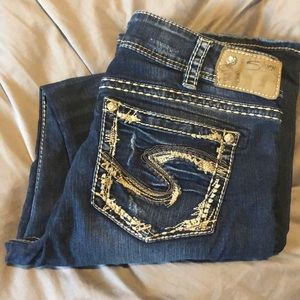 Silver jeans